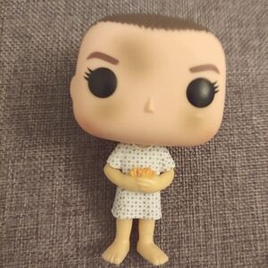 Funko Pop Stranger Things Eleven In Hospital Gown." No Box"